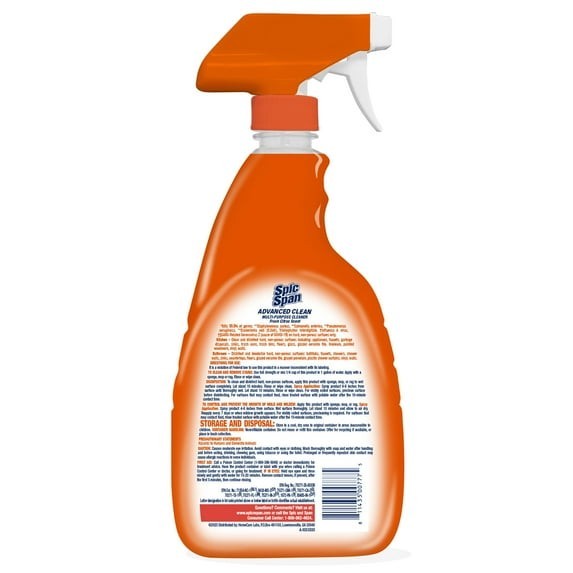 Spic & Span Advanced Cleaner Spray 32oz Citrus Scent Disinfectant Multi-Surface