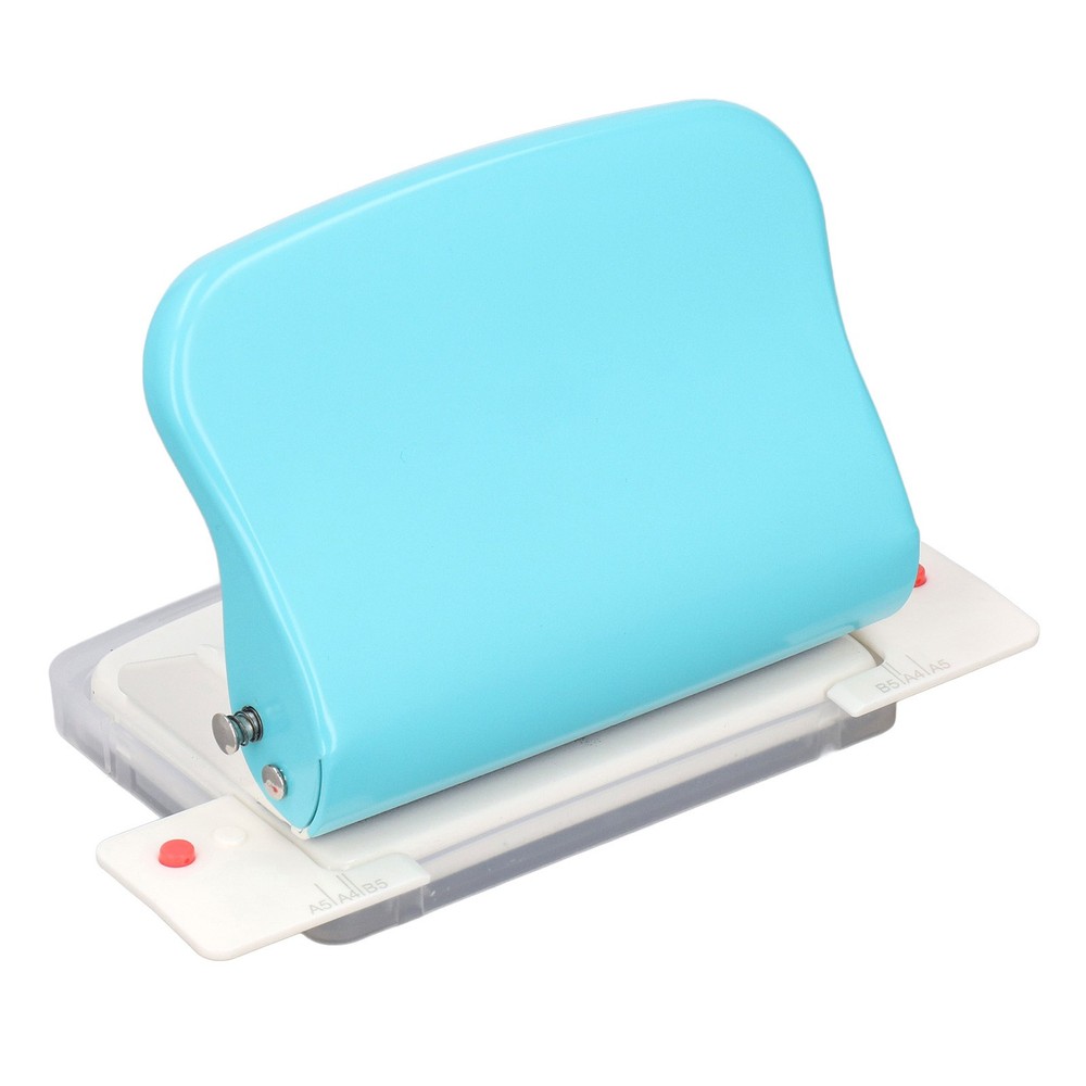 Light Blue Paper Binding Machine Handheld Portable Spiral Binder A4 A5 A6 A7 WT