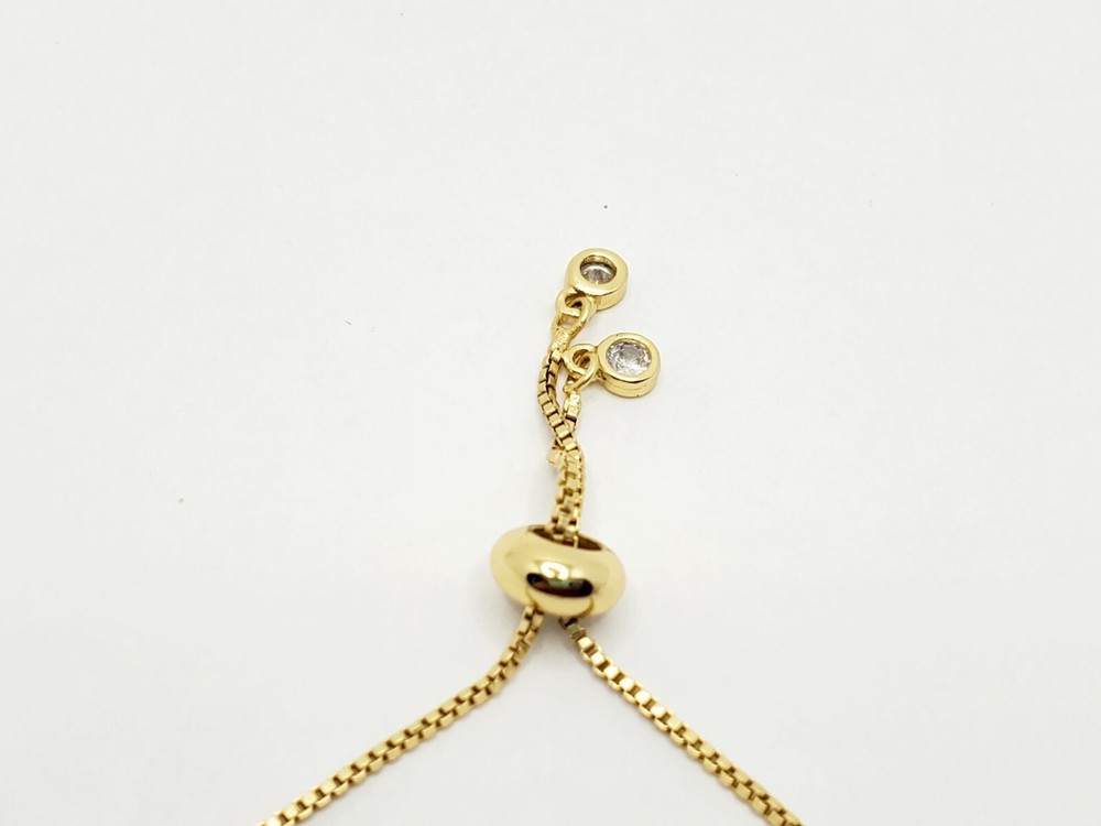 Hand Crafted Brass Adjustable Slider Crown Bracelet