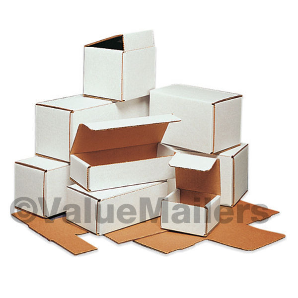 100 - 12x2x2 White Corrugated Shipping Mailer Packing Box Boxes