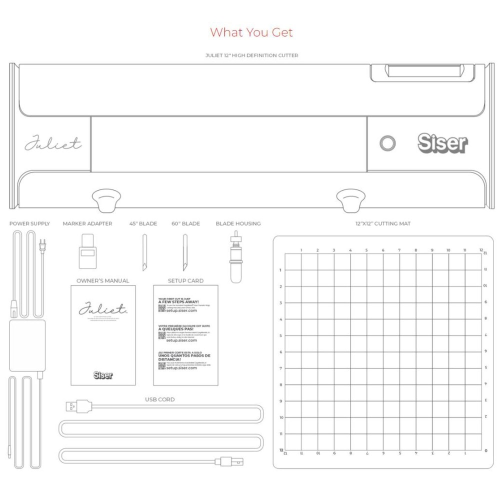 Siser Juliet Deluxe Easyweed Heat Transfer (HTV) Bundle