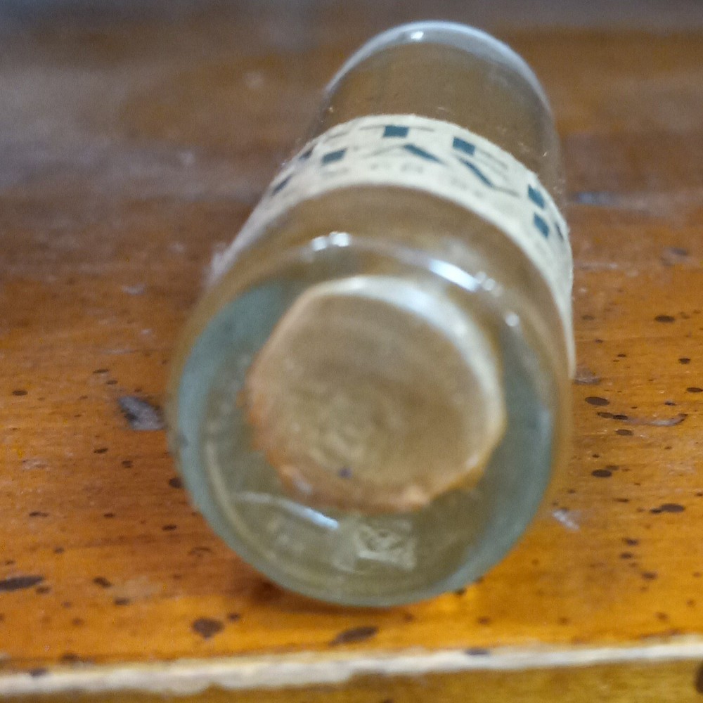 Vintage Clear Colgate After Shave 3" Empty