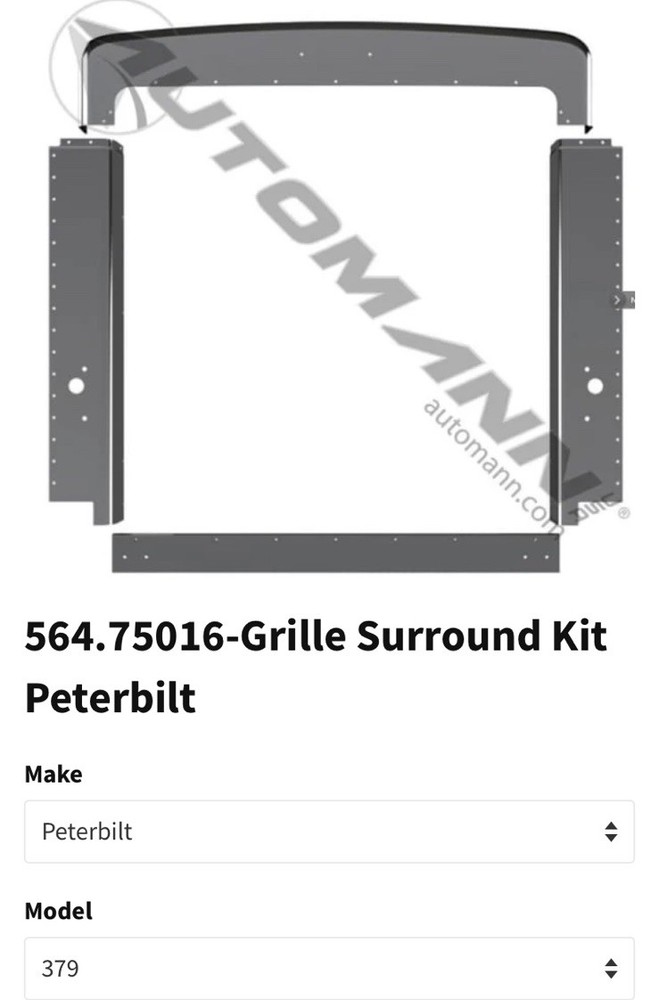 Grille Surround Kit Fits Peterbilt 379