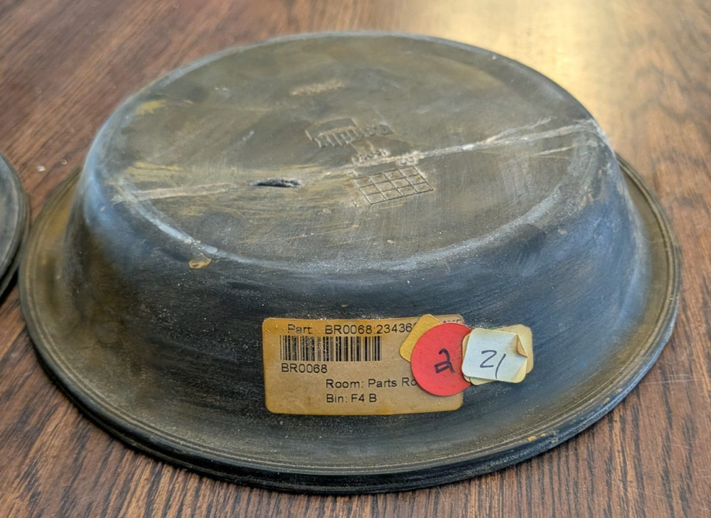 Bendix 234362 Rubber Brake Chamber Diaphragm (2-Pack)