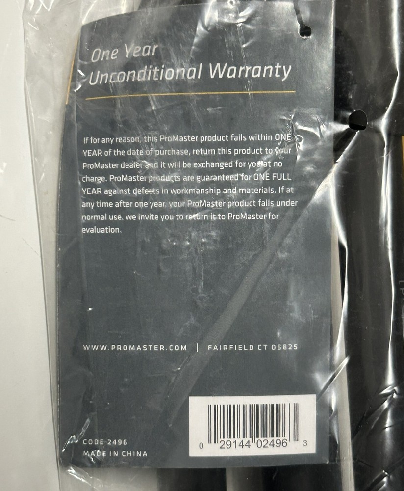 Promaster 7050 Code 2496 Tripod Open Box- Not Used