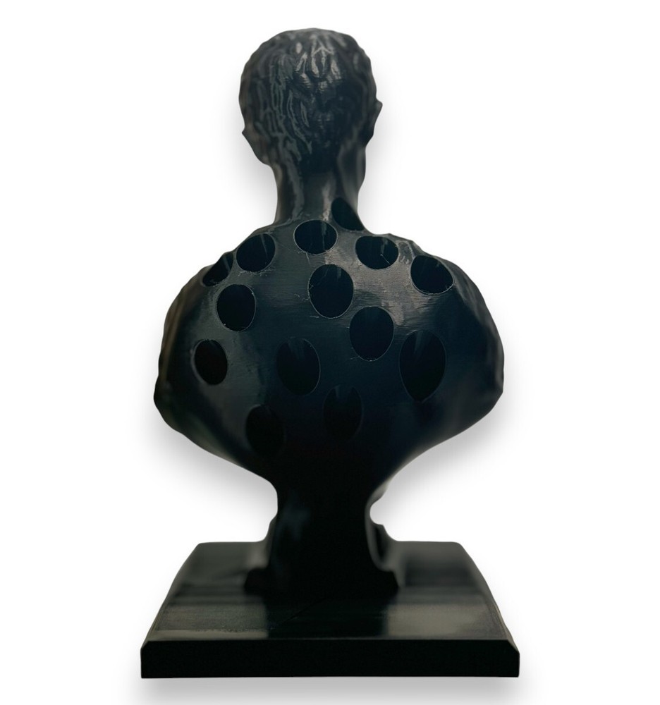 Julius Caesar Pen Holder: A Unique and Functional Desktop Organizer, Black