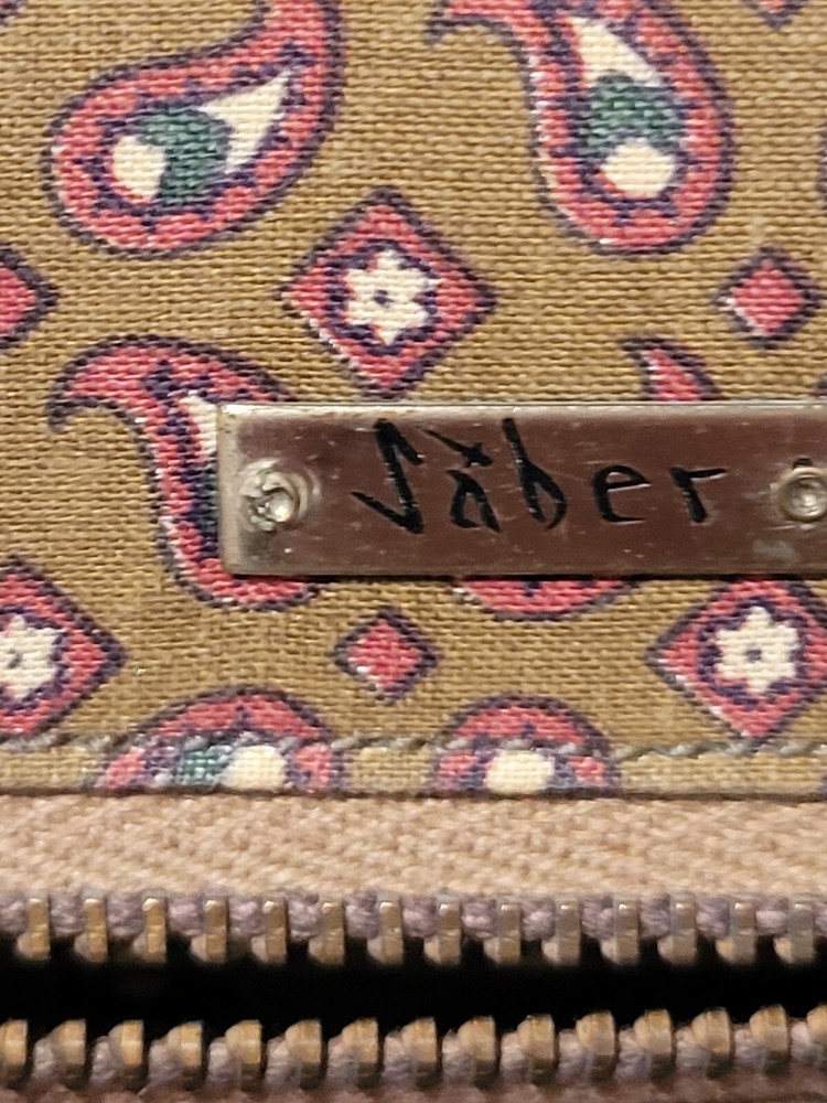 Vintage Saber Black Pebbled Leather Satchel