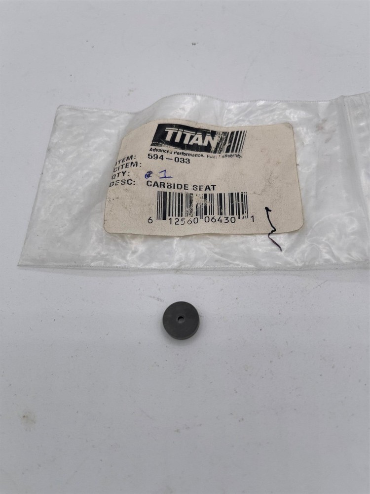 Open Box, Titan 594-033, Carbide Seat