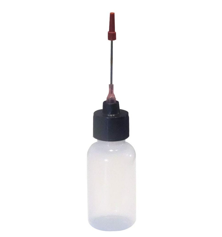 2-1oz Plastic Squeeze Bottles 1.5" Stainless Applicators