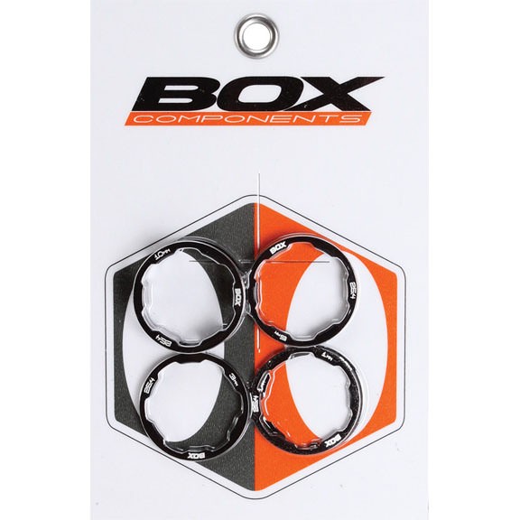 BOX Zero stem spacer kit, 1" - black