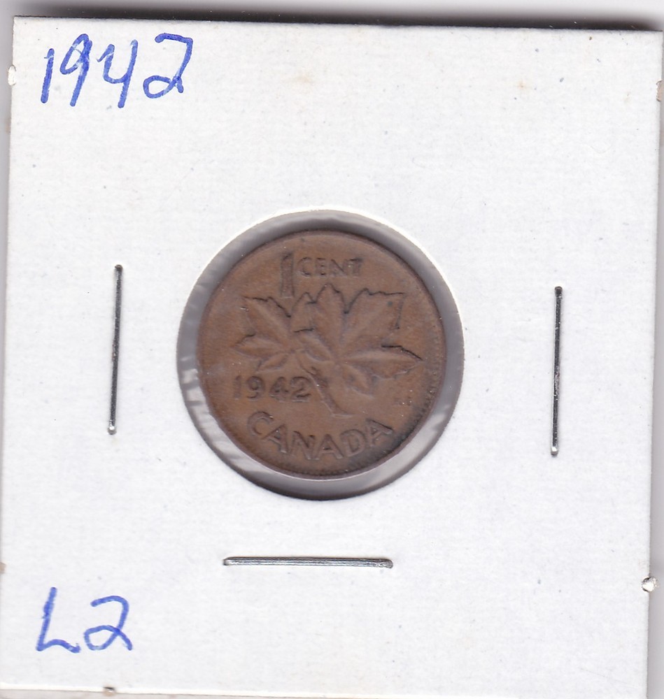 1942 Canada One Cent L2