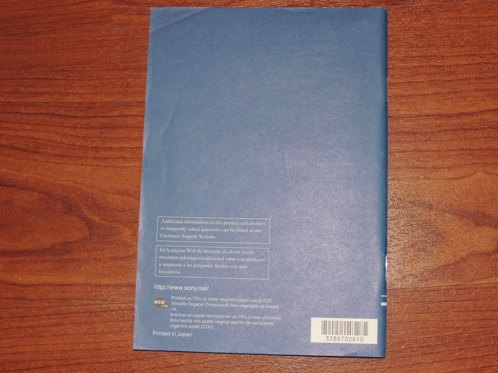 Genuine Sony DSC-T300 Basic Instruction Manual - Quick Start Guide - 39 Pages