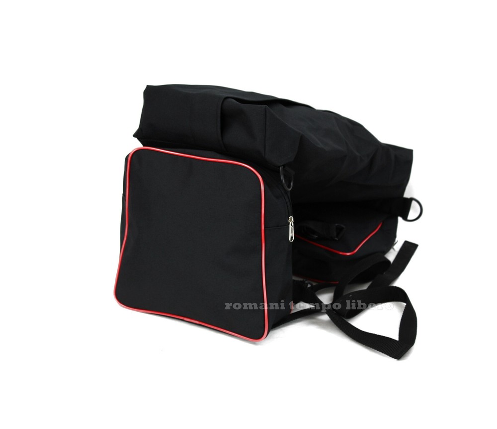 Nylon Rear Saddle Bag With 3 Pockets