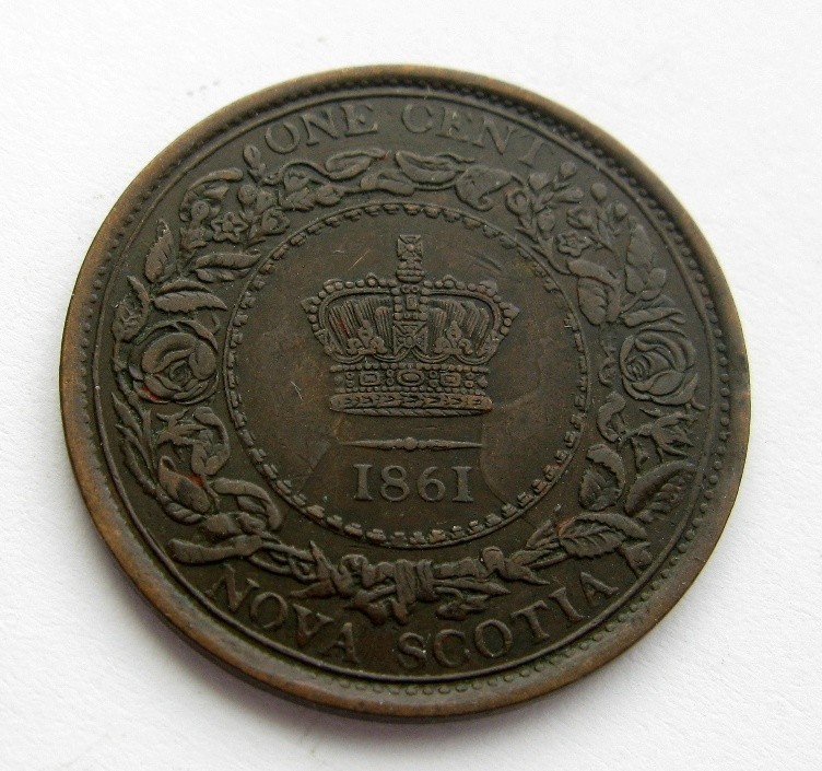 1861 Nova Scotia One Cent - NICE