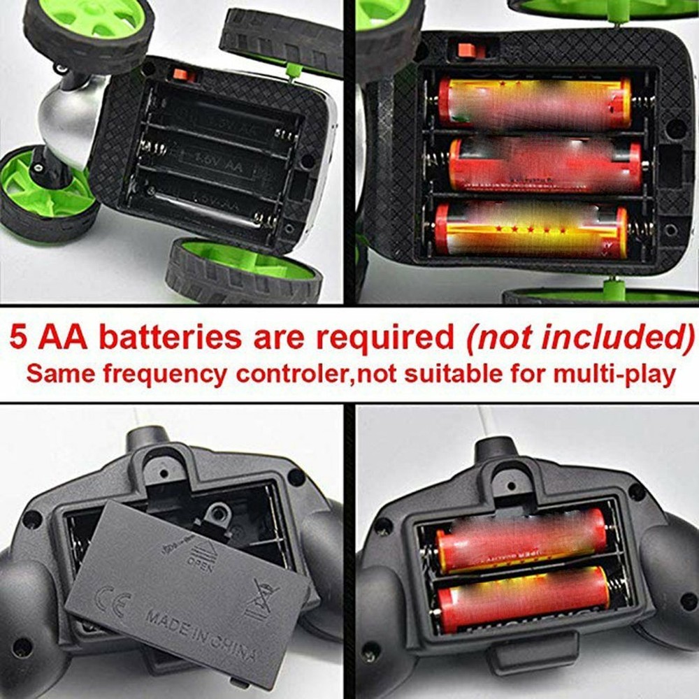 Wireless Remote Control Flip Wheels Toy Car