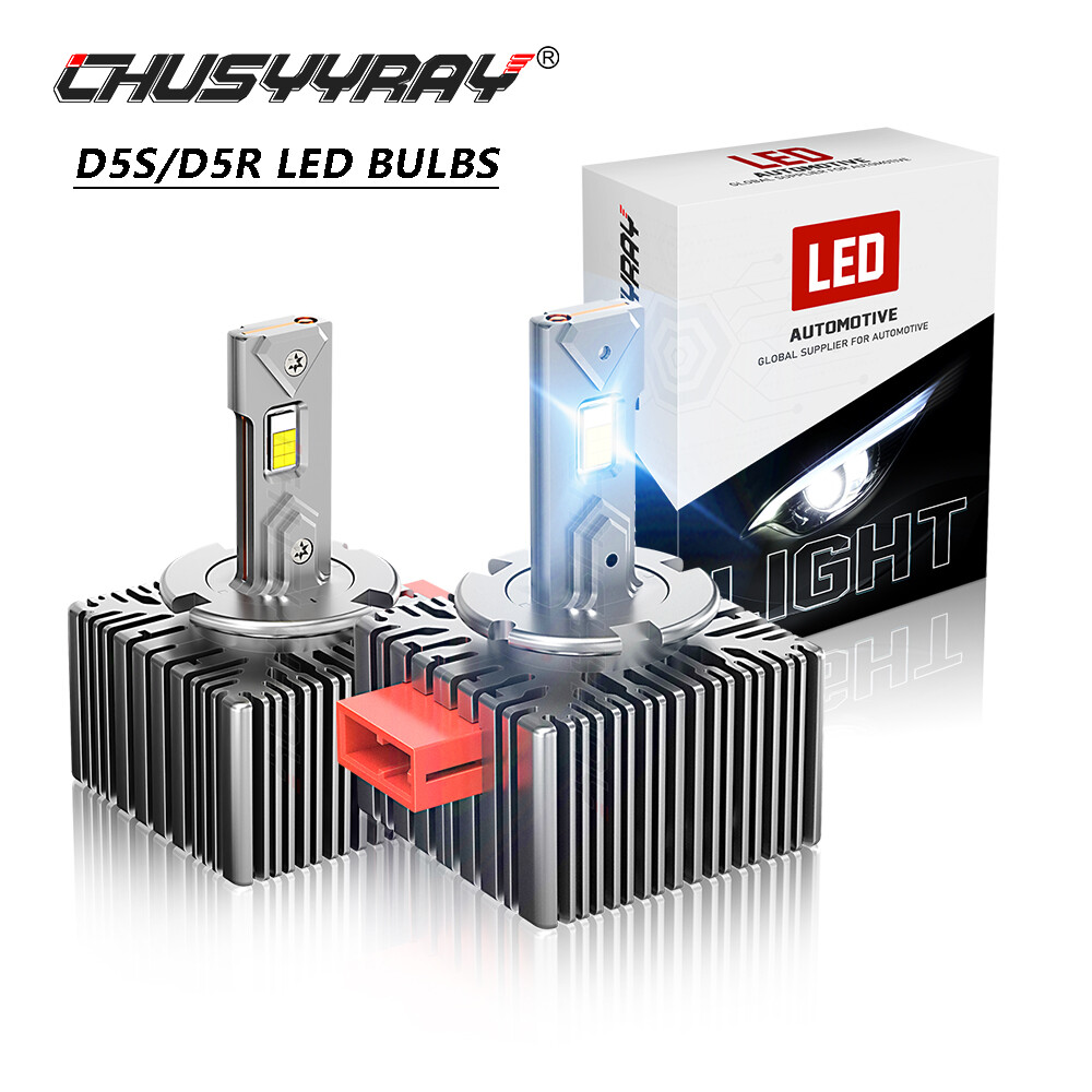 D5S LED Headlight Bulbs High-Low for chevy Silverado 1500 2016-2018 Replace HID