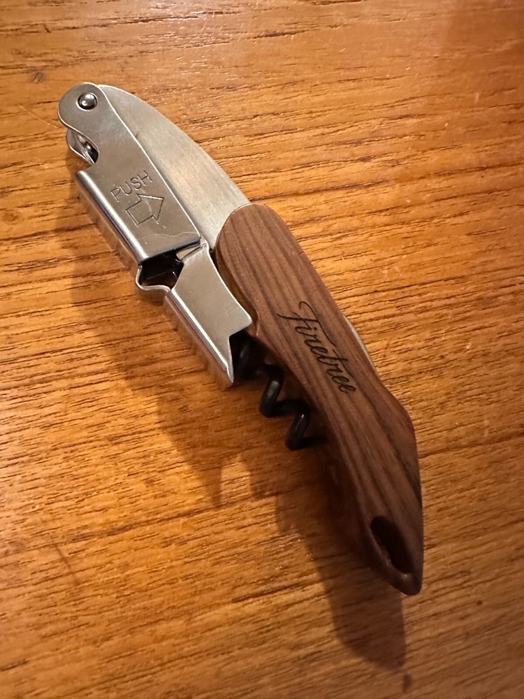 FIRETREE Premium Waiters Corkscrew Wine Key Opener