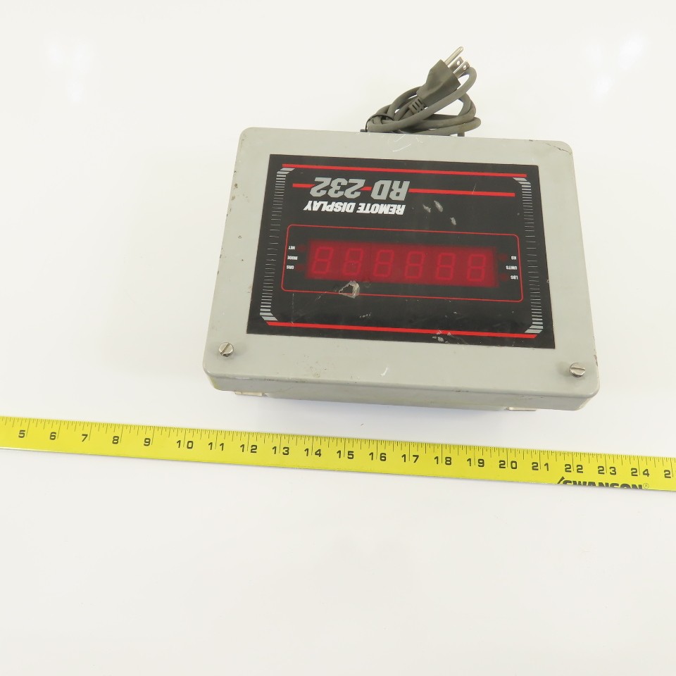 Rice Lake RD-232 Remote Display Scale Weight Indicator
