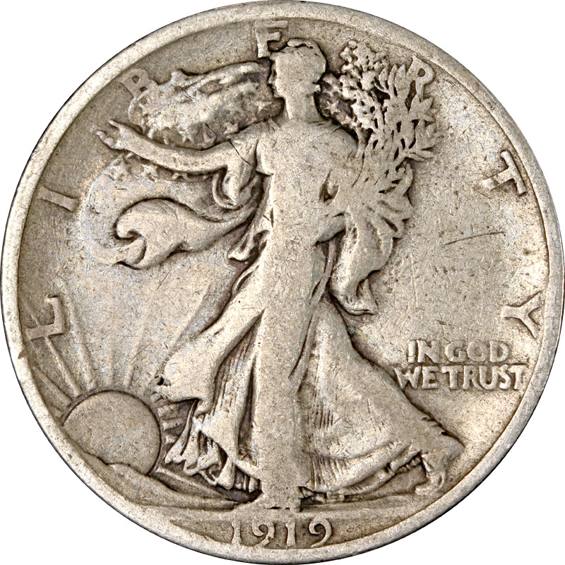 1919-P Walking Liberty Half