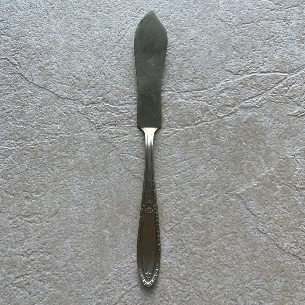 National Silver Co. S.E.B Isabella Pattern Silverplate Butter Spreader