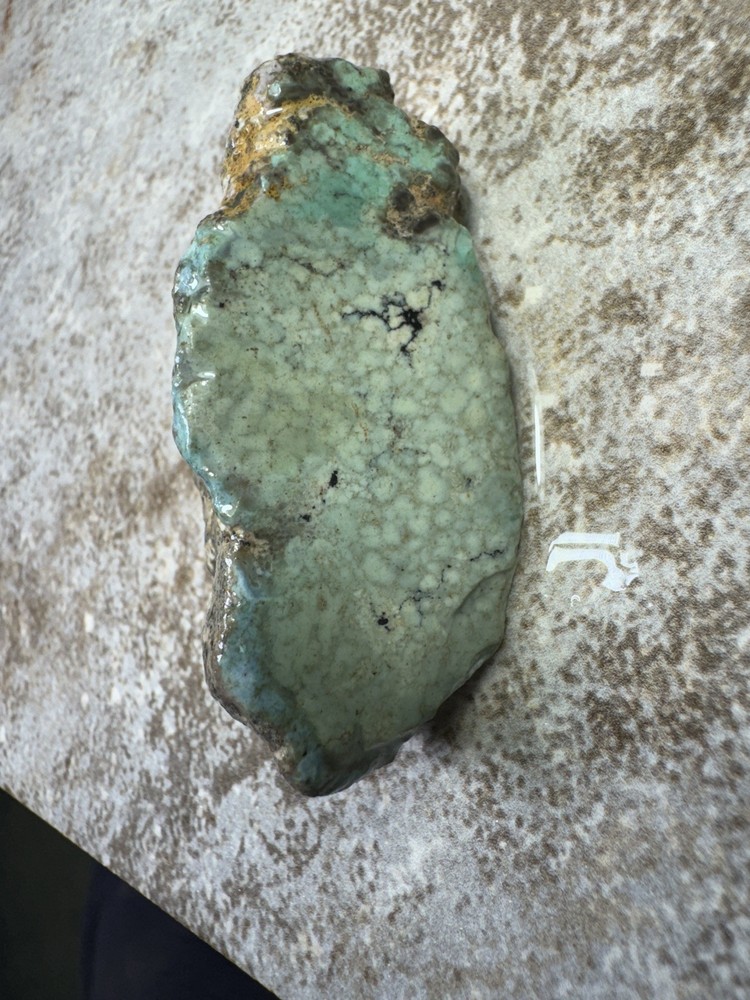 Natural authentic Hubei Red River rough turquoise