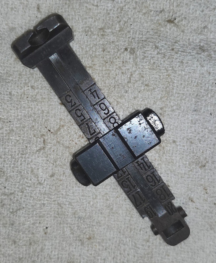 Czech VZ 24 Mauser 98 Rifle Rear Sight Ladder