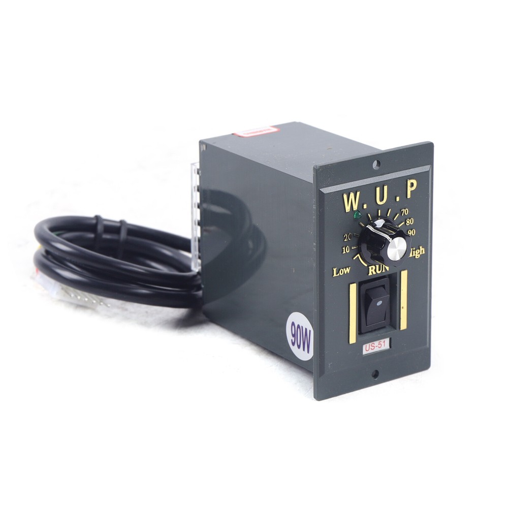 90W 110V AC Gear Motor with Variable Speed Controller and High Torque
