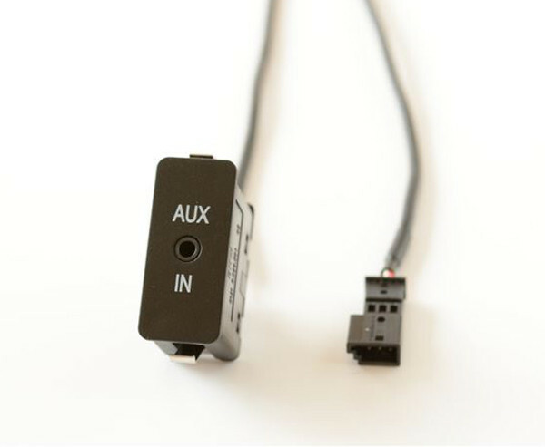 Retrofit Aux in adaptor socket cable for BMW E46 E39 E53 Navigation big screen