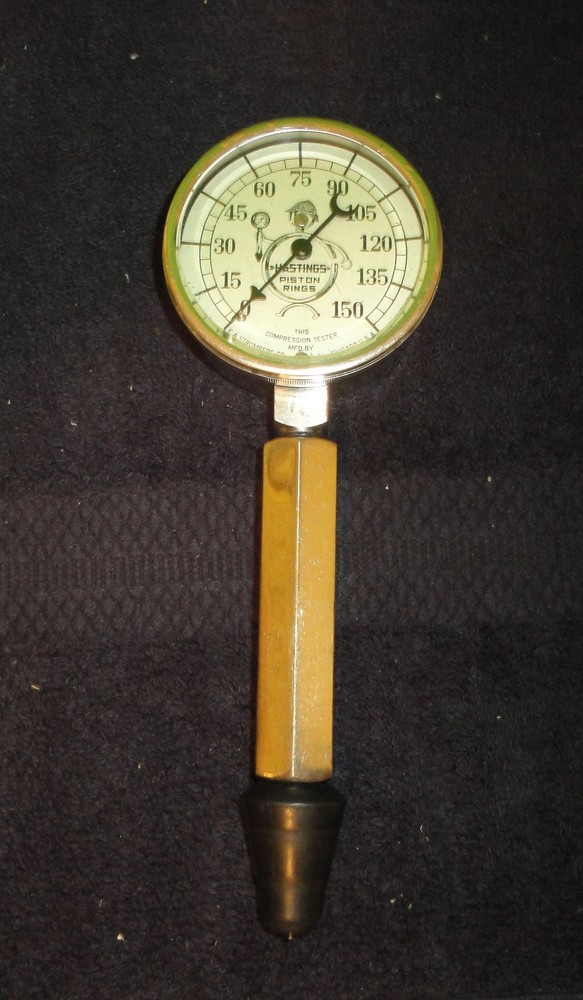 Vintage Compression Tester Hastings Piston Rings  6239 E.A. Stromberg