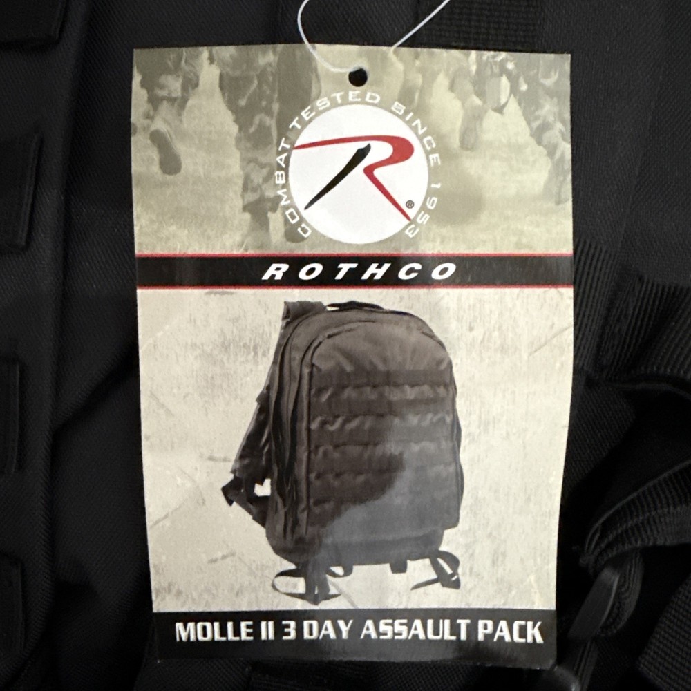 Rothco MOLLE II 3 Day Assault Pack New Black