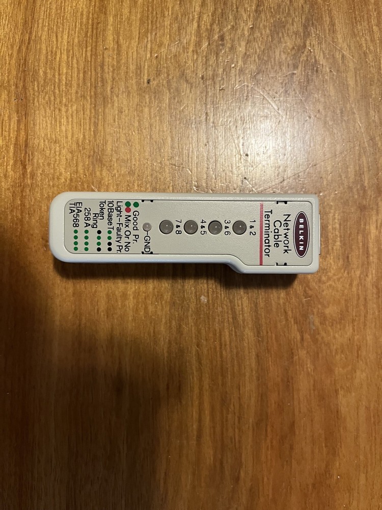 Belkin Multi-Network Cable Tester & Network Cable Terminator