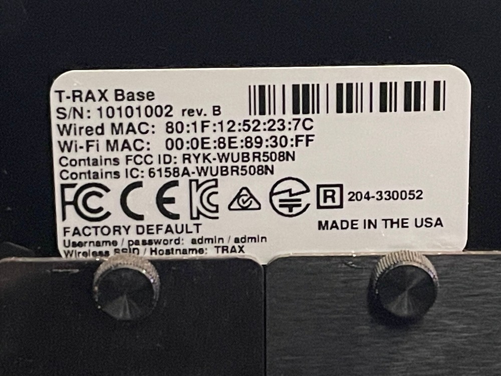 Teradek T-Rax Decoder Base w/ 7 HEVC/AVC (H.265/H.264) Decoder Cards - Used