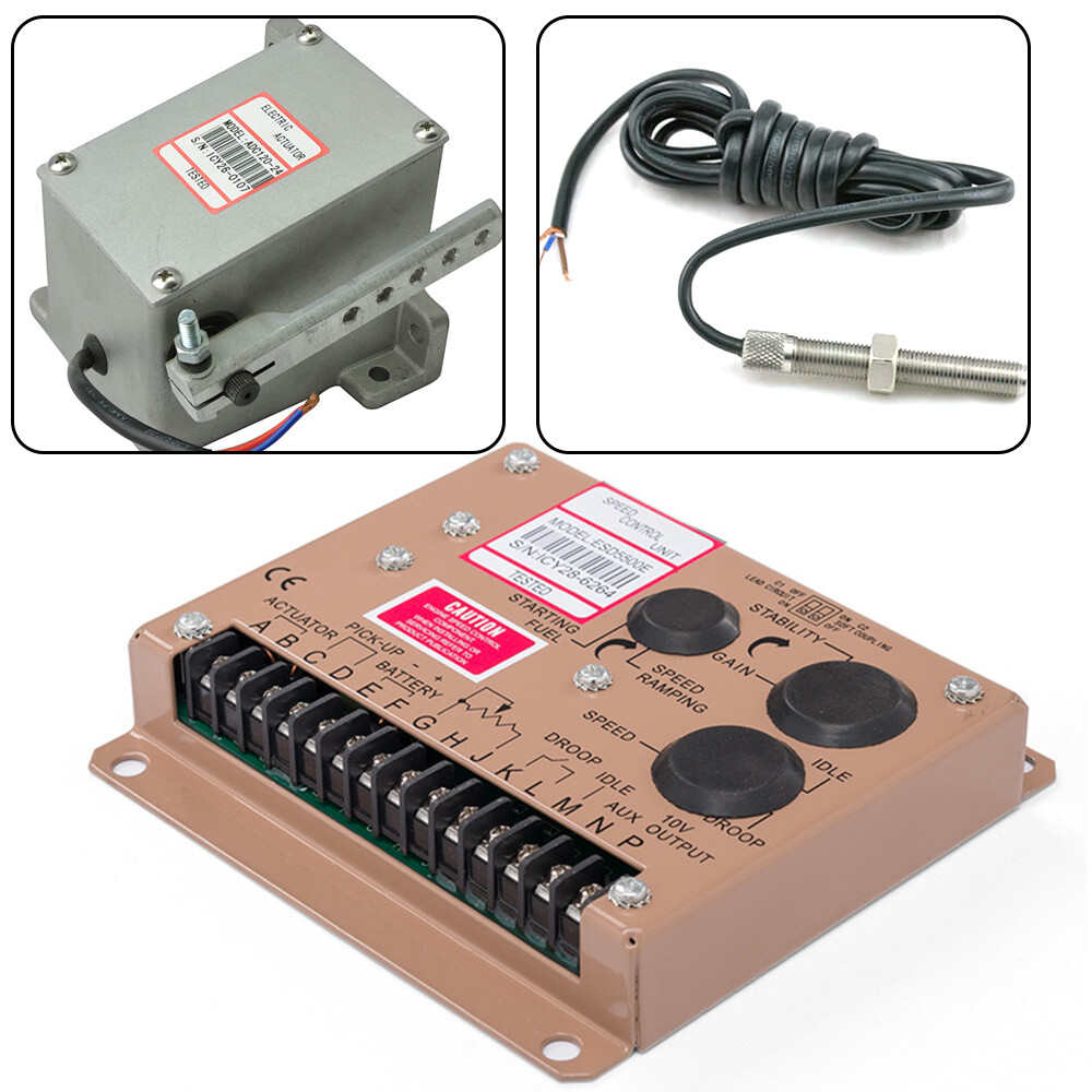 12V/24V Engine Speed Controller Governor ESD5500E Magnetic Speed Sensor Kit Tool