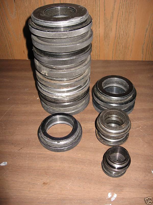 Various J&L Optical Comparator Lens & Alignment Discs.