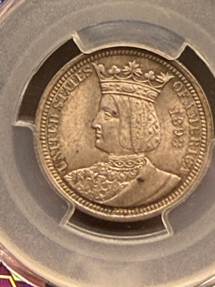 1893 Isabella Quarter Commemorative MS-65 PCGS Certified