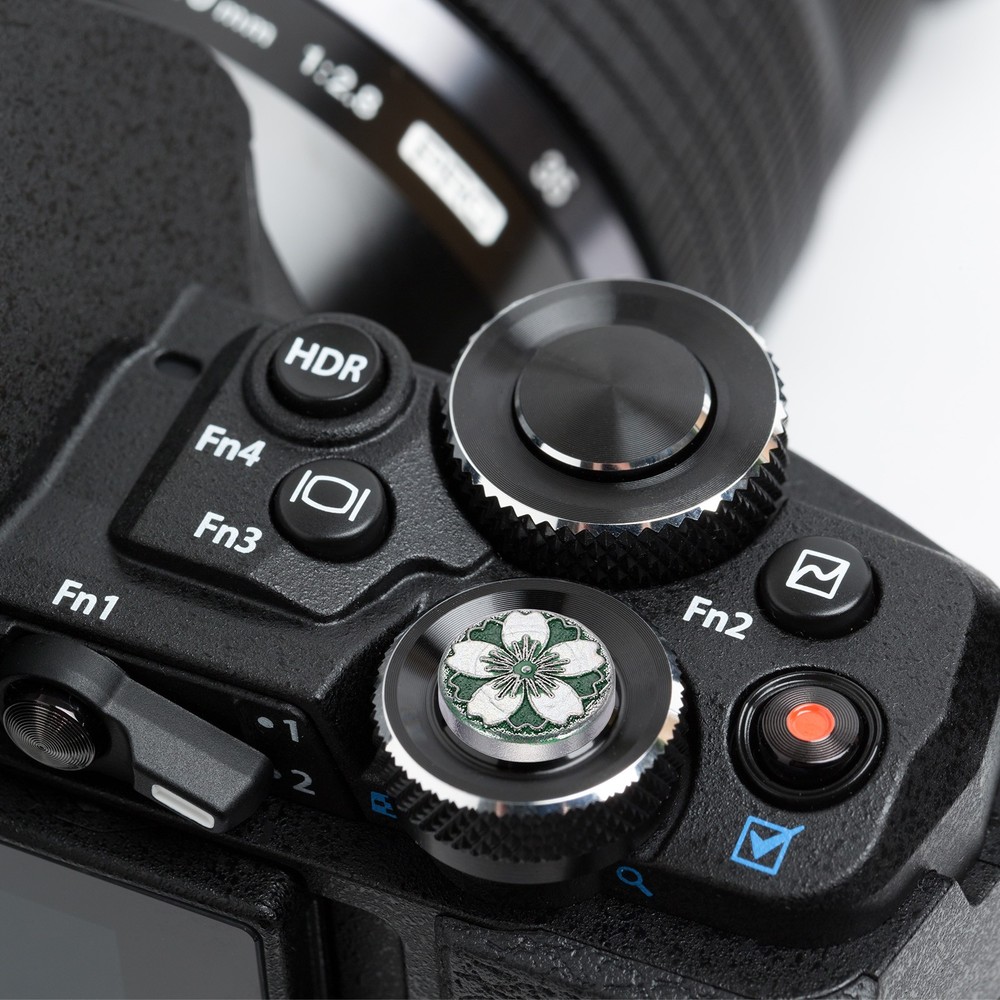 Shutter Button (Silver) Camera Soft Release Button Threaded, for Fuji