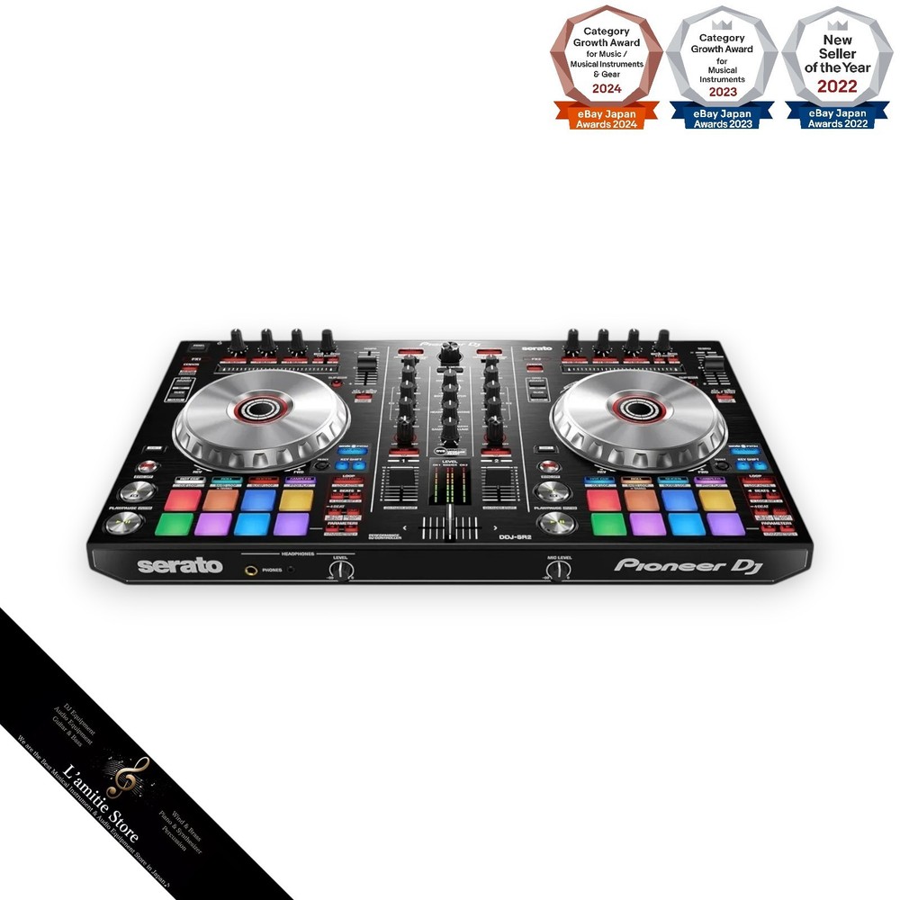 Pioneer DDJ-SR2 Serato Controller Performance DJ 2-Channel 2ch DDJSR2 Black Deck