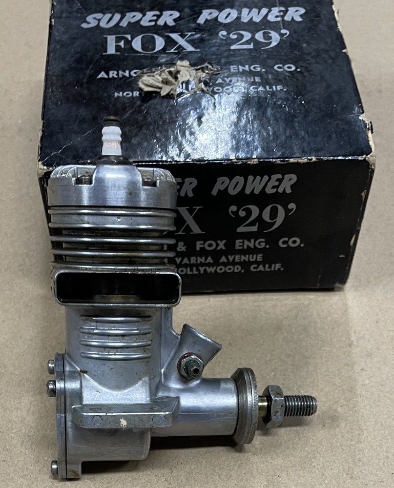 Vintage FOX .29 CL Model Airplane Engine