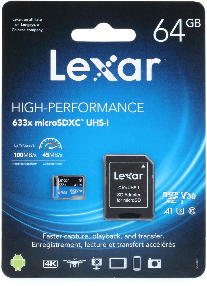 Lexar LSDMI64GBBNL633A (5-pack) Bundle