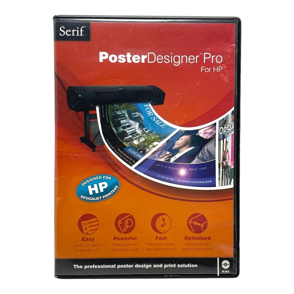 HP Serif Poster Designer Pro for HP Disc DVD