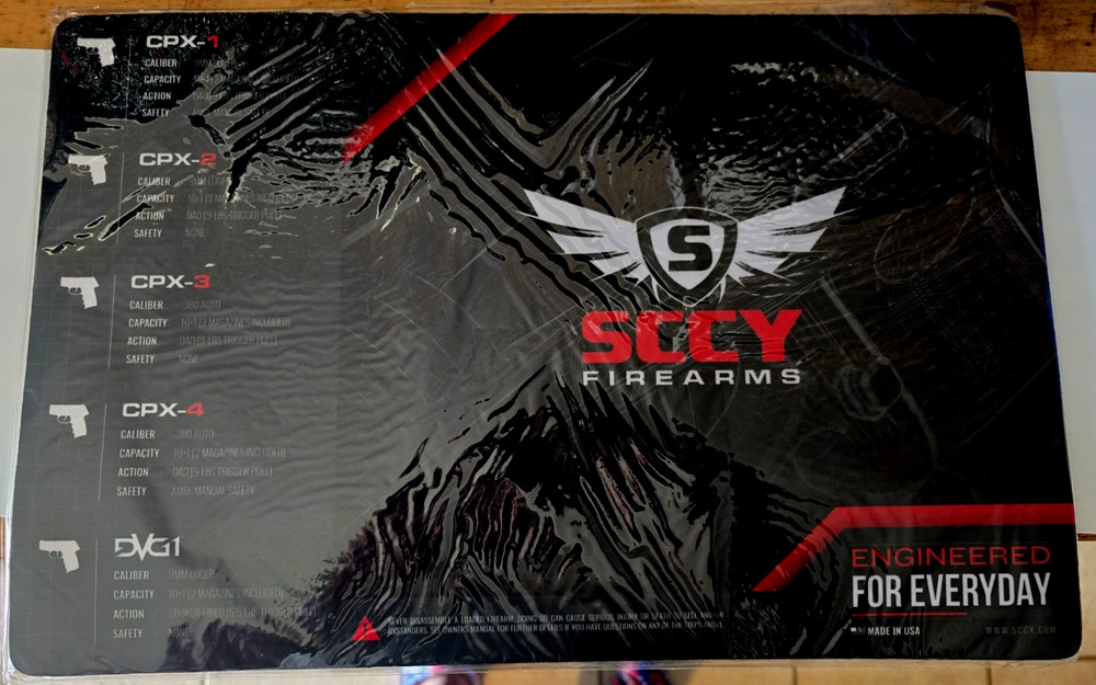 SCCY FIREARM CLEANING MAT