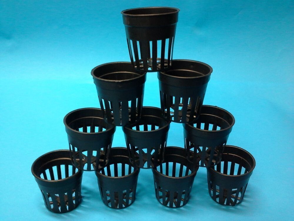 2" NET POT CUPS 25 COUNT HYDROPONIC GROW BOX SYSTEM & CLONING (FAST SHIP-OUT)