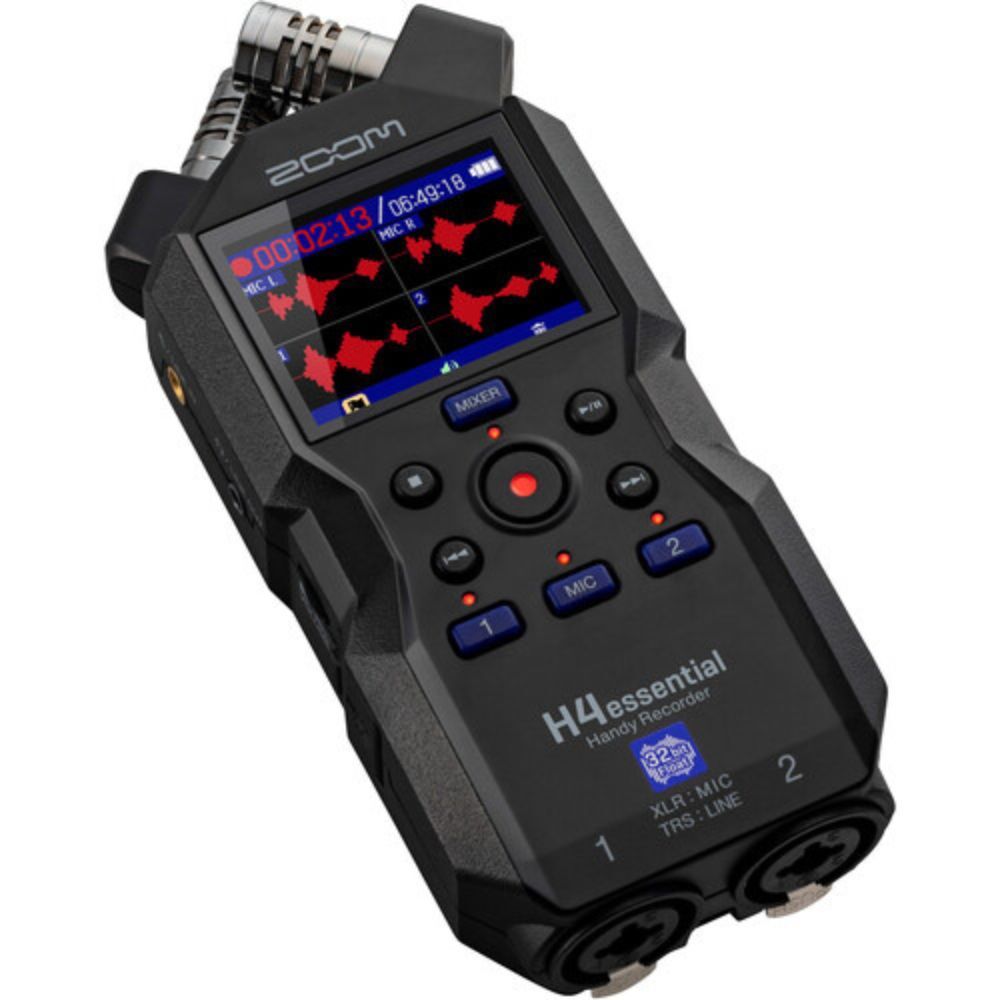Zoom H4essential 4-Track Handy Recorder Bundle with ZDM-1 Dynamic Microphone