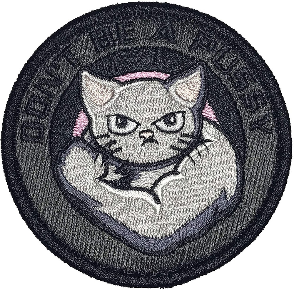 Don't be a P*ssy - Embroidered Morale Patch with Hook and Loop Backing