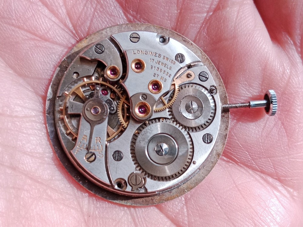 Longines Cal.27MS Complete and Working + Dial, Year 1953
