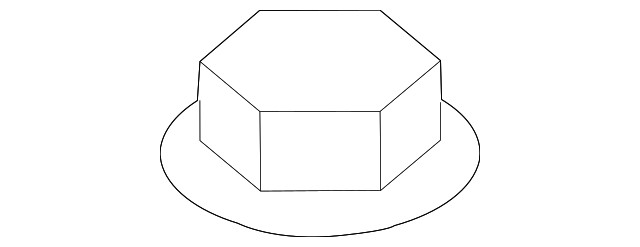 Genuine Ford Engine Cover Nut W520201-S450B