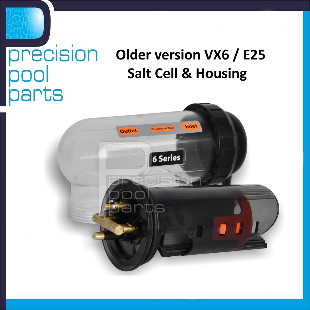 Astral / Hurlcon VX6 / E25 Chlorinator Replacement Salt Cell & Housing - Genuine