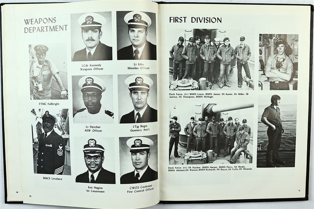 USS Dewey (DDG-45) 1982 Mediterranean Deployment Cruise Book