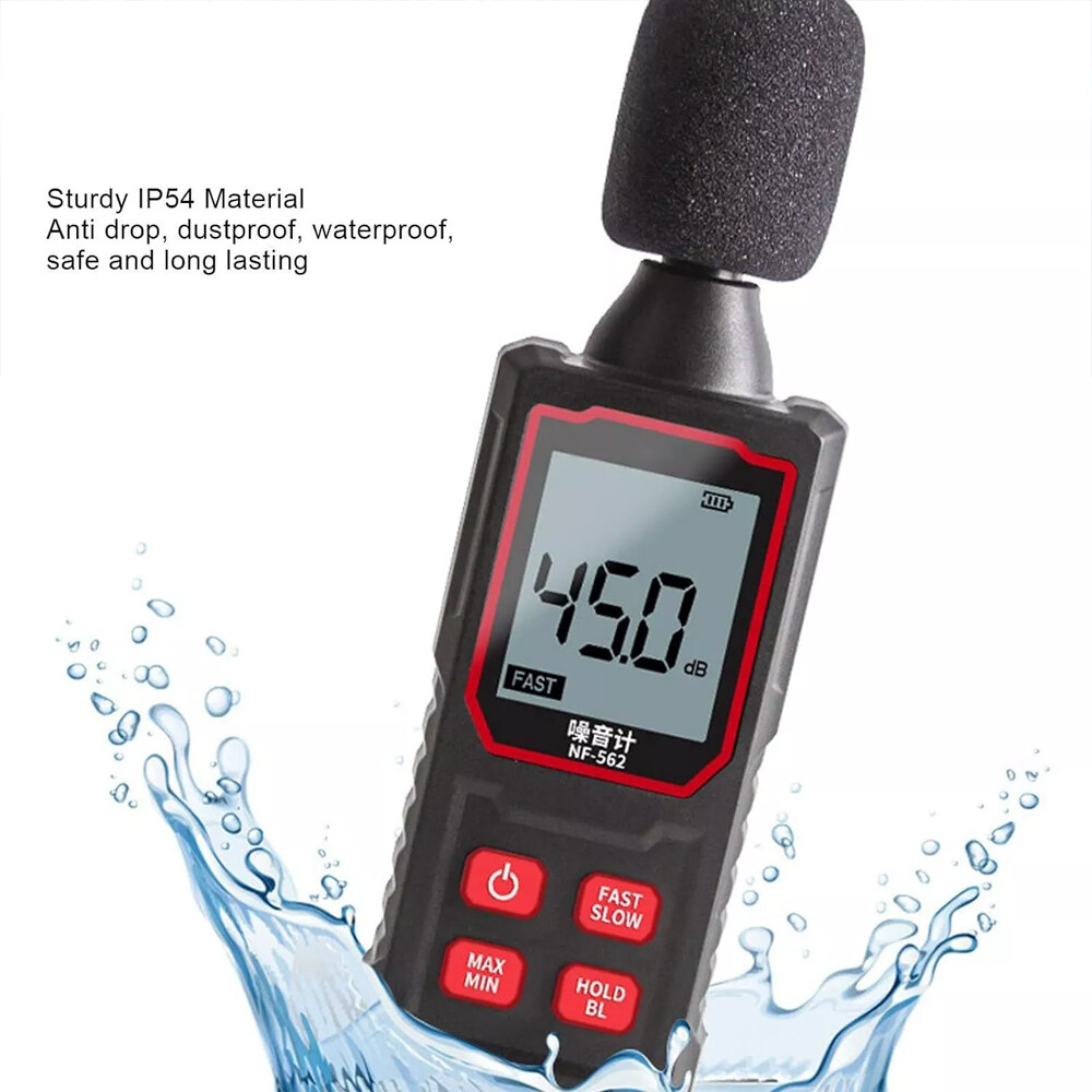 Digital Decibel Meter 30-130dBA Noise Meter Handheld Sound Level A Double Meter