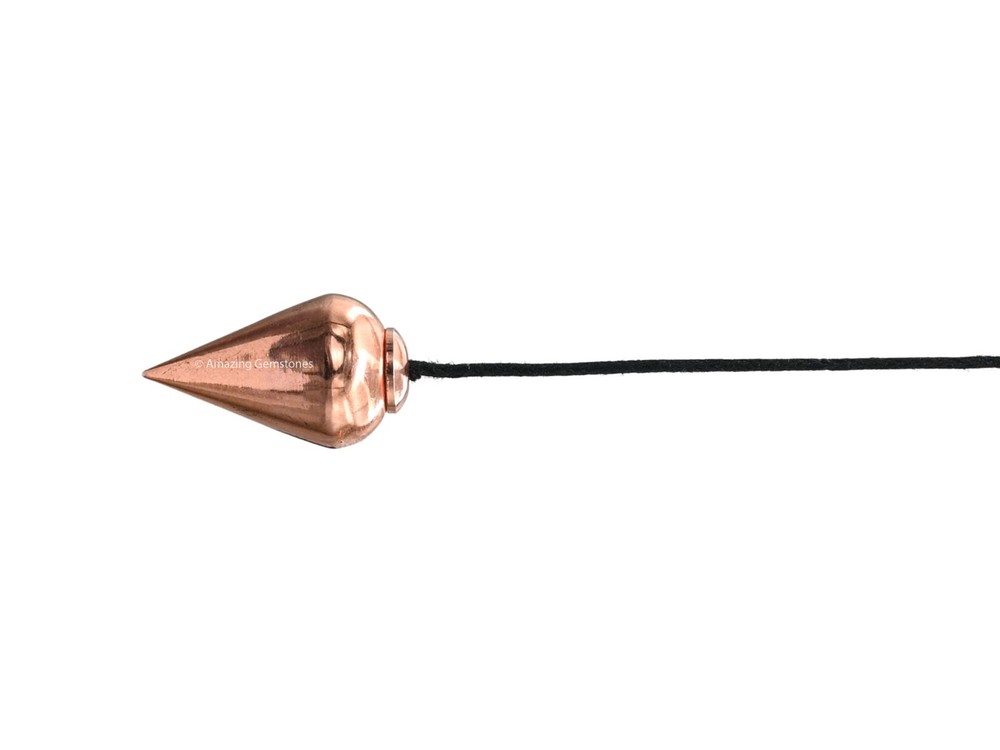 Copper Dome Cone Metal Pendulum for Divination